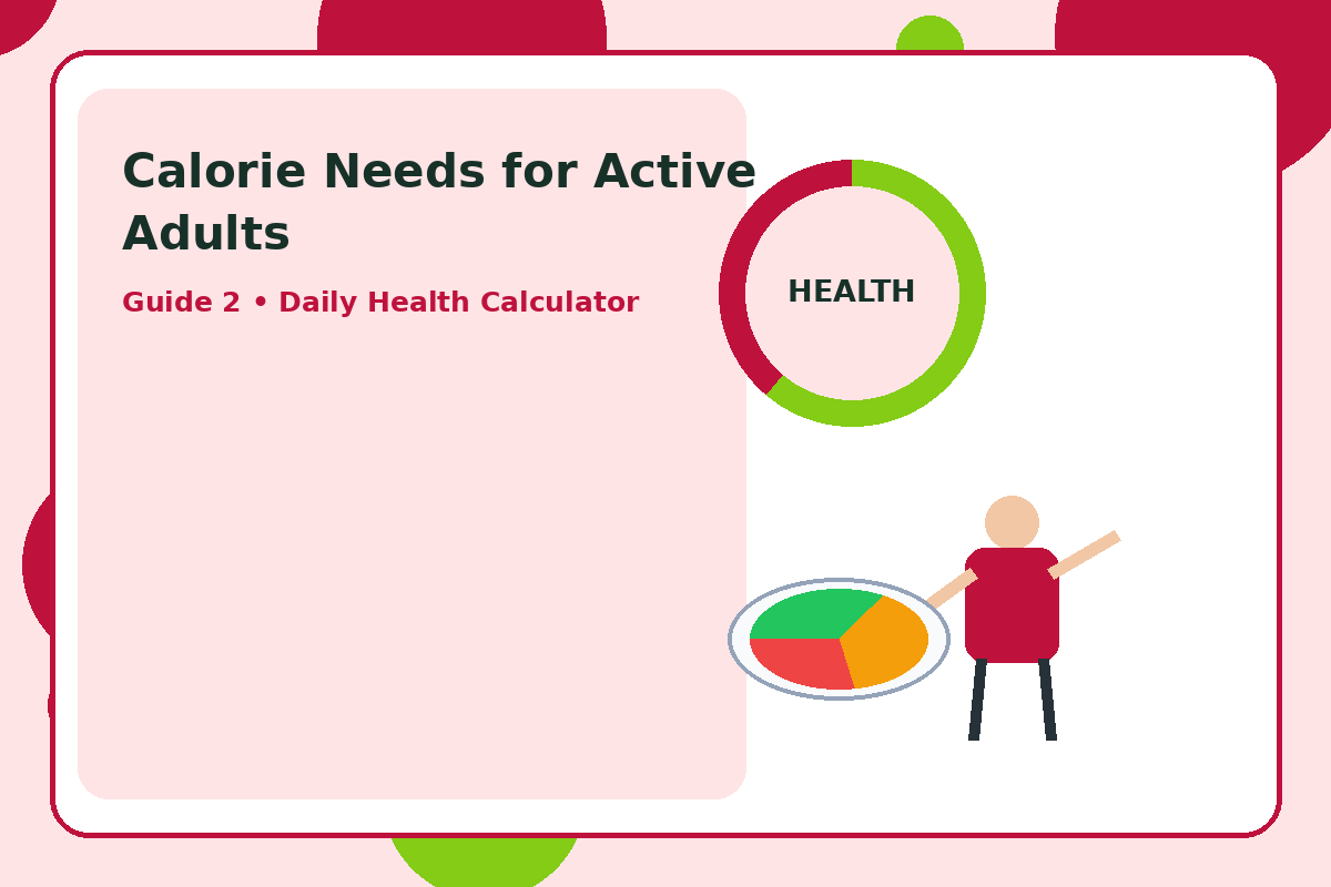 Illustration for Calorie Needs for Active Adults section 3