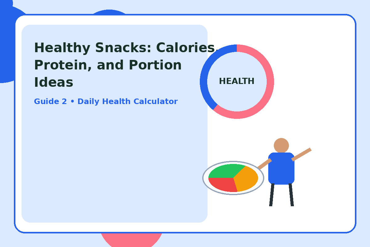 Illustration for Healthy Snacks: Calories, Protein, and Portion Ideas section 3