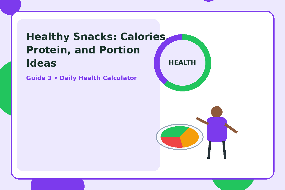 Illustration for Healthy Snacks: Calories, Protein, and Portion Ideas section 6