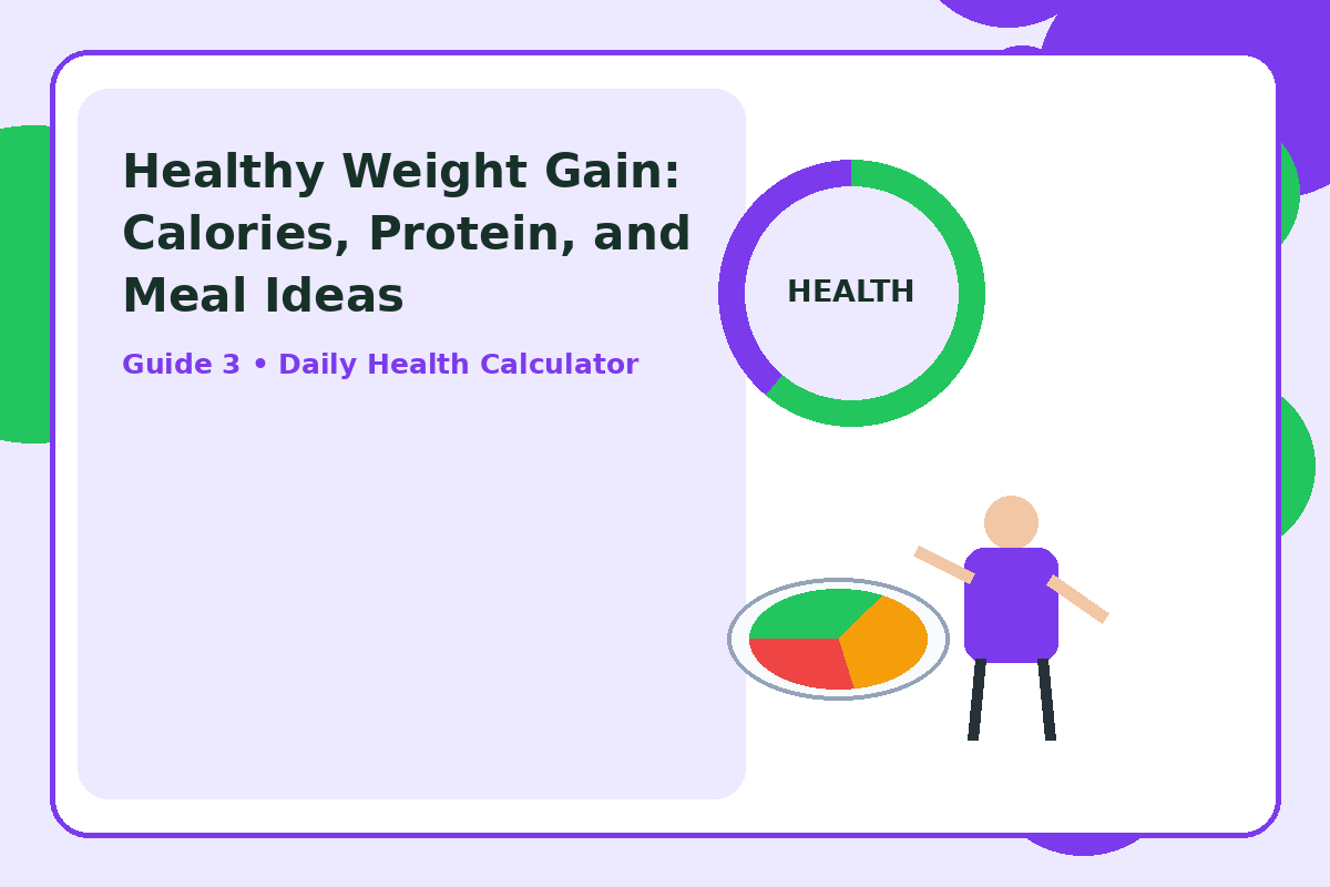 Illustration for Healthy Weight Gain: Calories, Protein, and Meal Ideas section 6