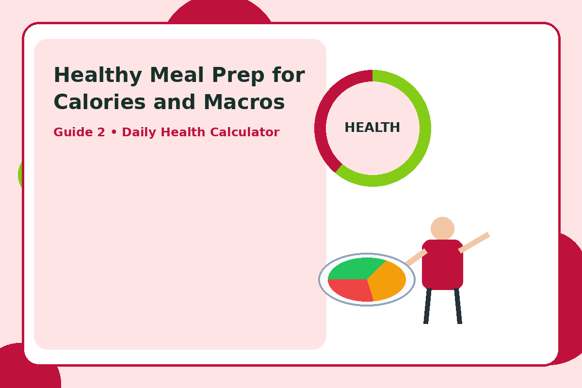 Illustration for Healthy Meal Prep for Calories and Macros section 3