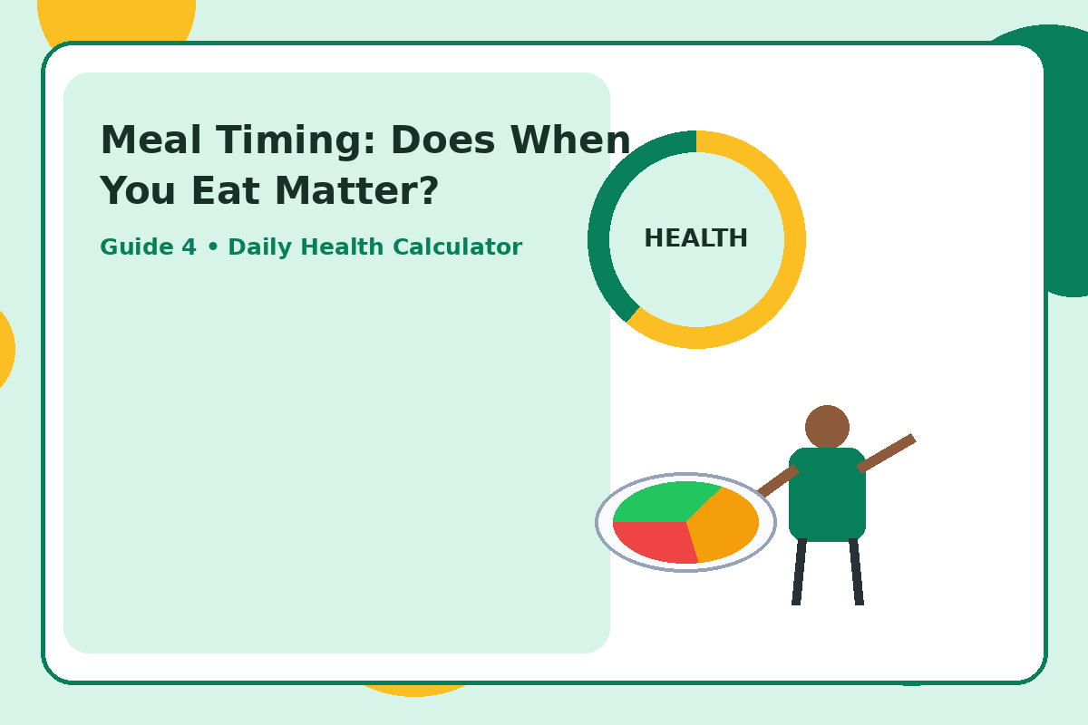 Illustration for Meal Timing: Does When You Eat Matter? section 9