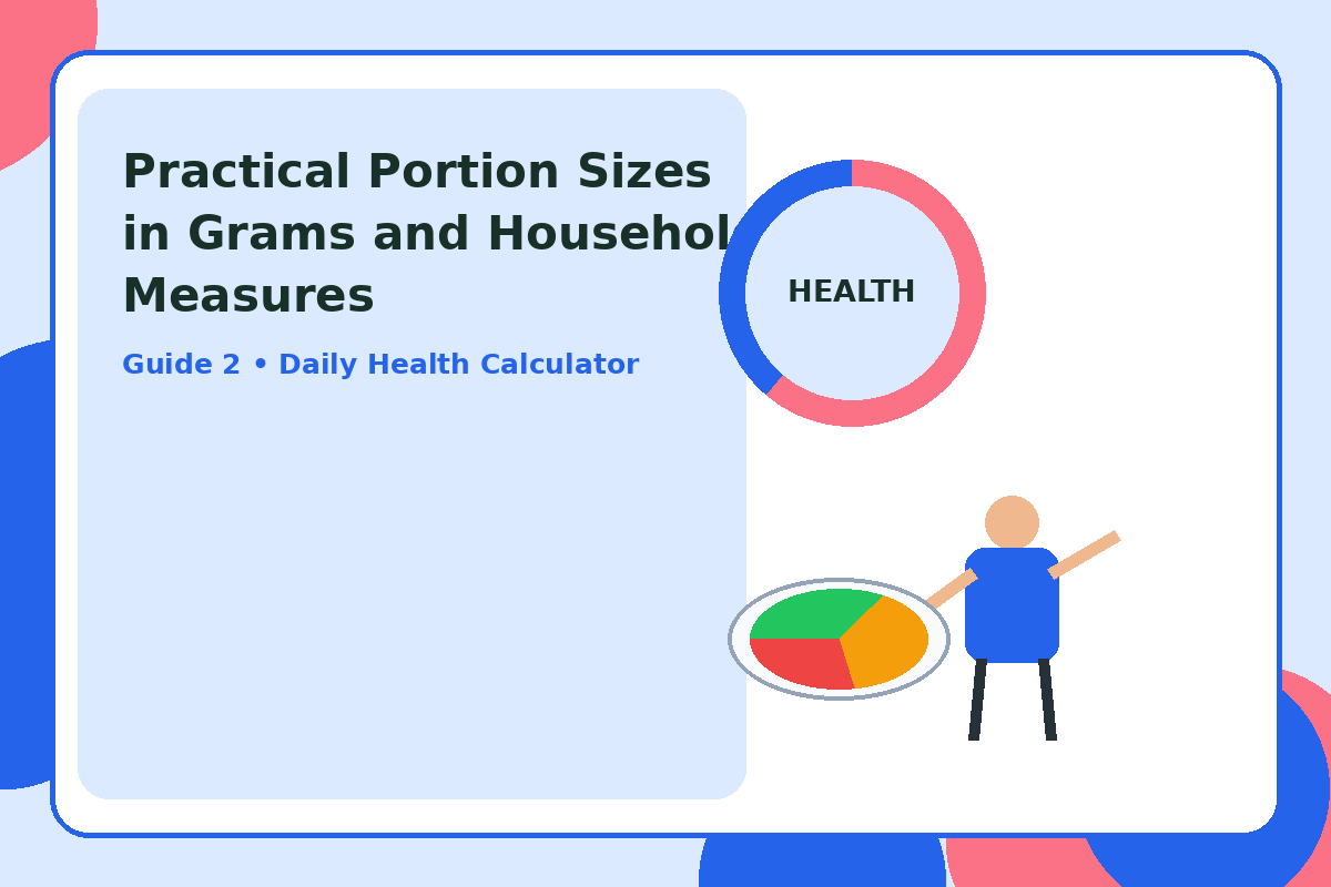 Illustration for Practical Portion Sizes in Grams and Household Measures section 3