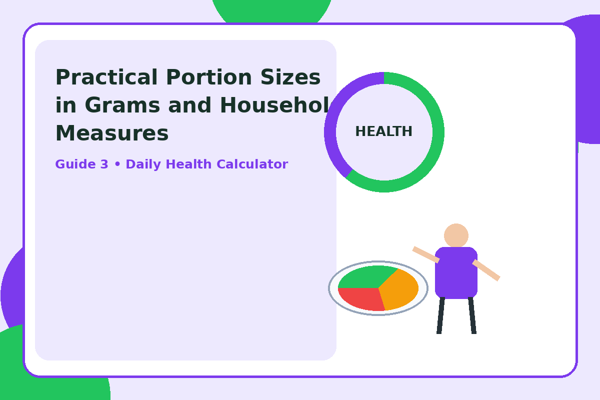 Illustration for Practical Portion Sizes in Grams and Household Measures section 6