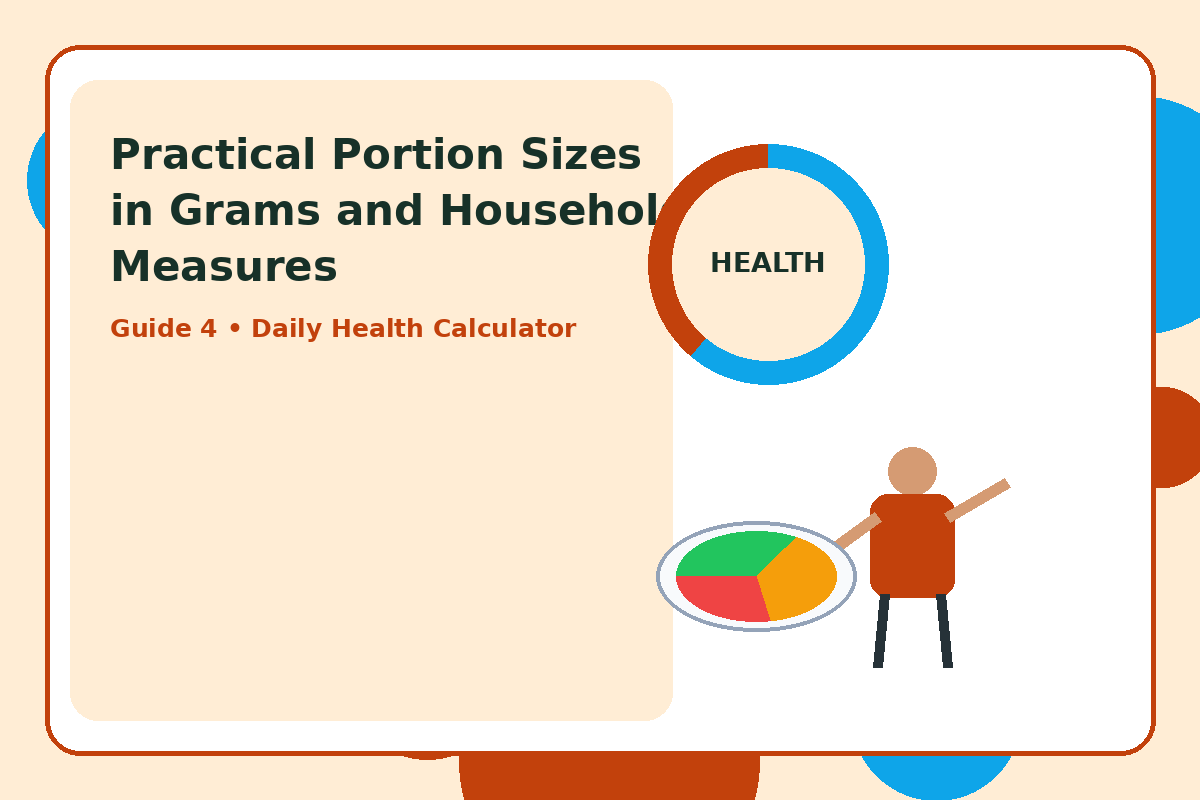 Illustration for Practical Portion Sizes in Grams and Household Measures section 9