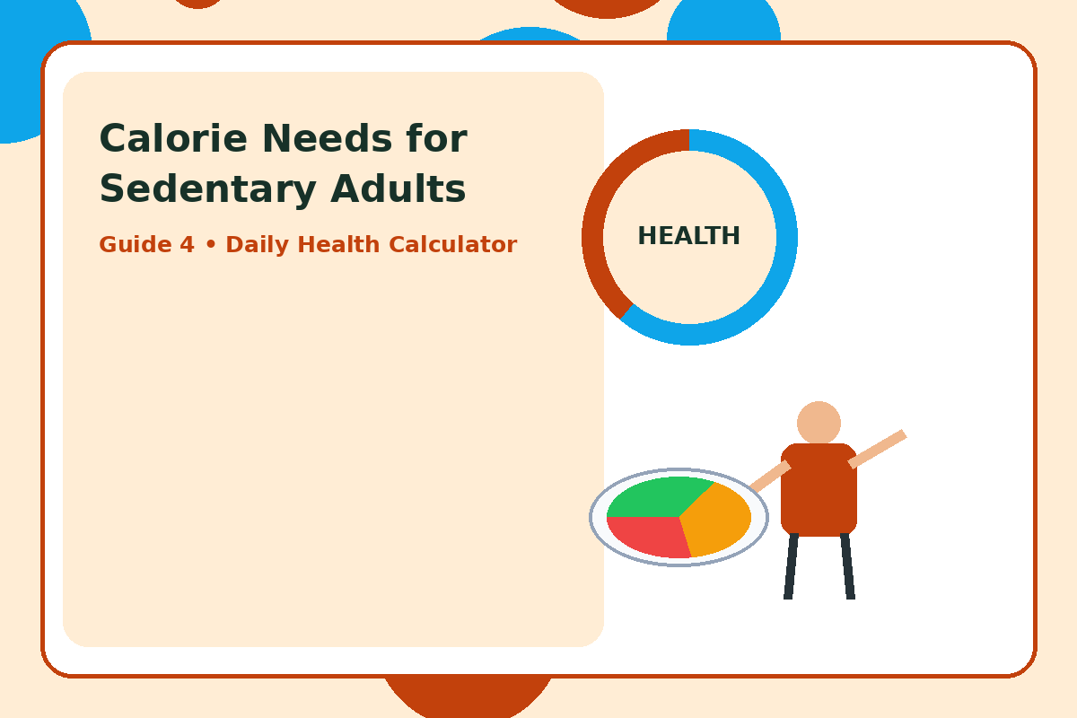 Illustration for Calorie Needs for Sedentary Adults section 9