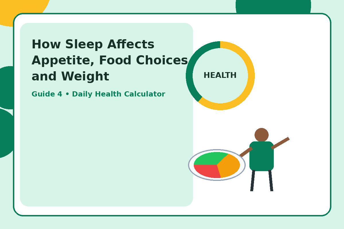 Illustration for How Sleep Affects Appetite, Food Choices, and Weight section 9