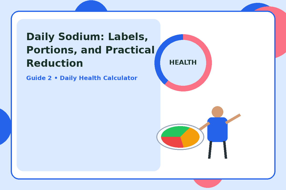 Illustration for Daily Sodium: Labels, Portions, and Practical Reduction section 3