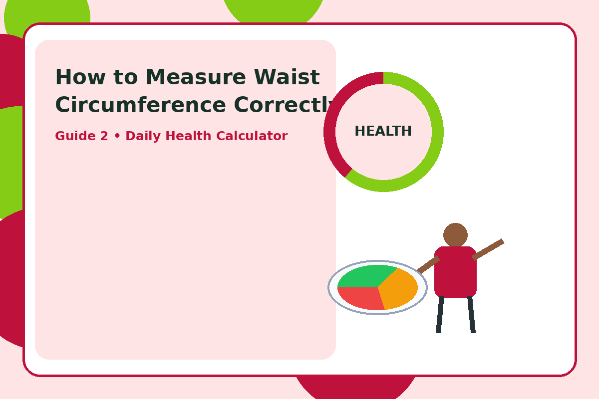 Illustration for How to Measure Waist Circumference Correctly section 3