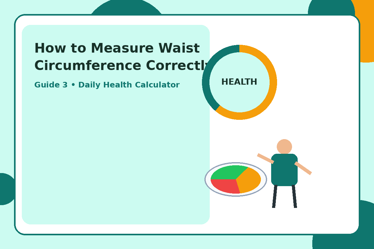 Illustration for How to Measure Waist Circumference Correctly section 6