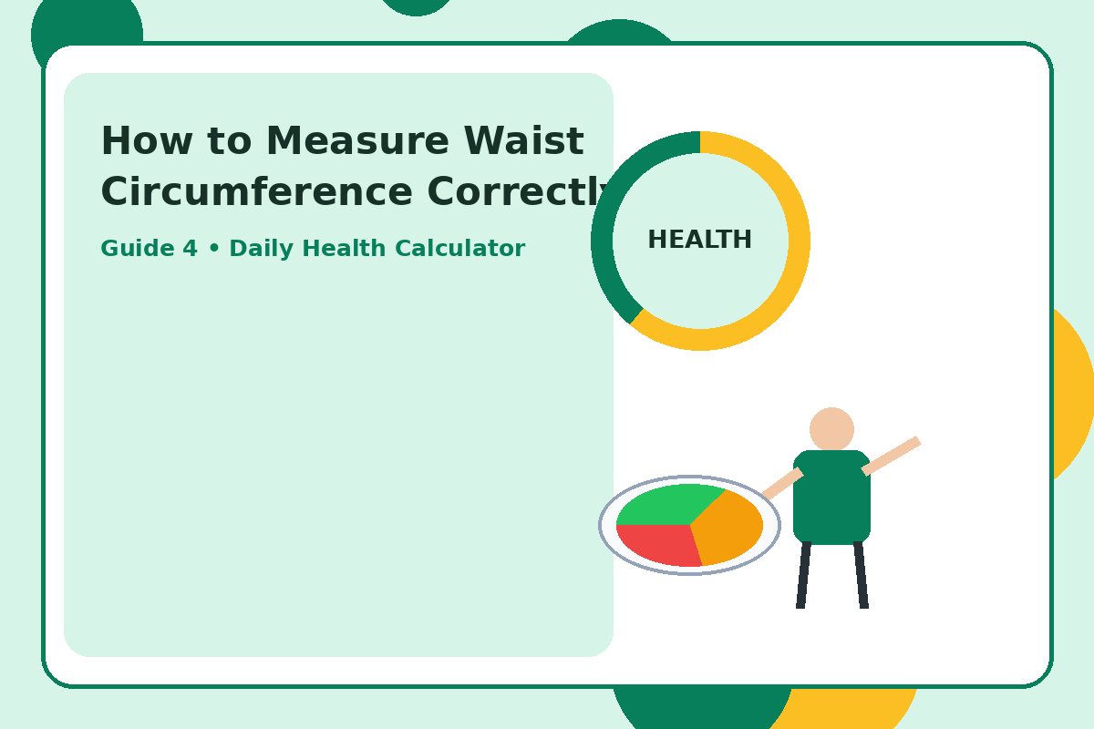 Illustration for How to Measure Waist Circumference Correctly section 9