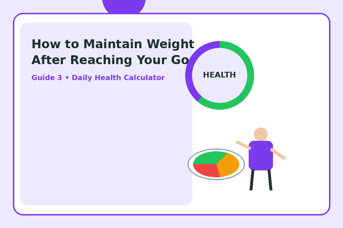 Illustration for How to Maintain Weight After Reaching Your Goal section 6